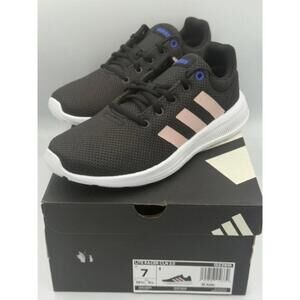 Adidas Lite Racer CLN 2.0 Black/Pink Running Shoes Size W7